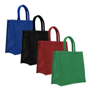 Reusable Square Jute Shopping Bags